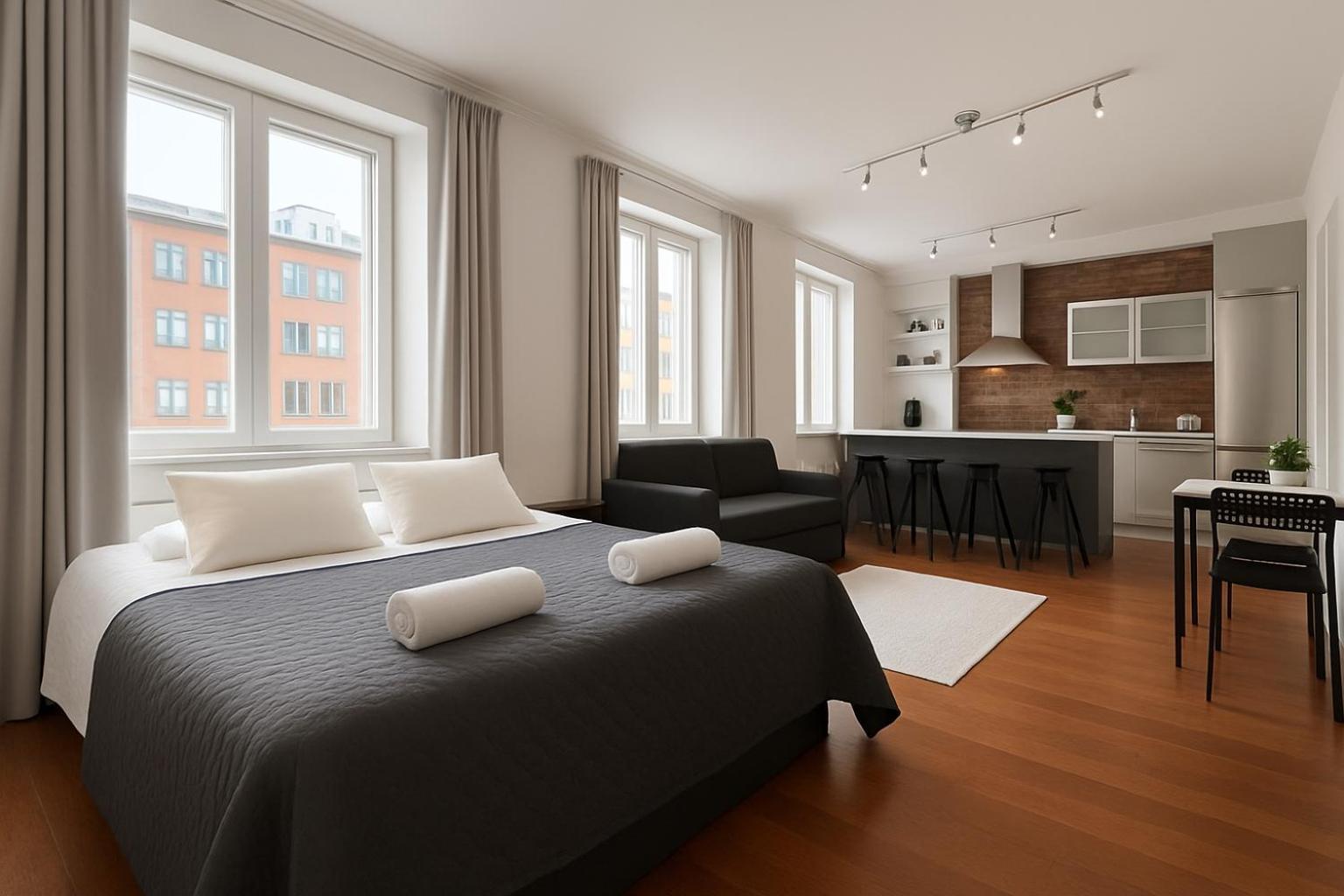 City Home Finland Ratina - Spacious Studio With Own Sauna And Great Location Next To Uros Live Arena تامبير المظهر الخارجي الصورة