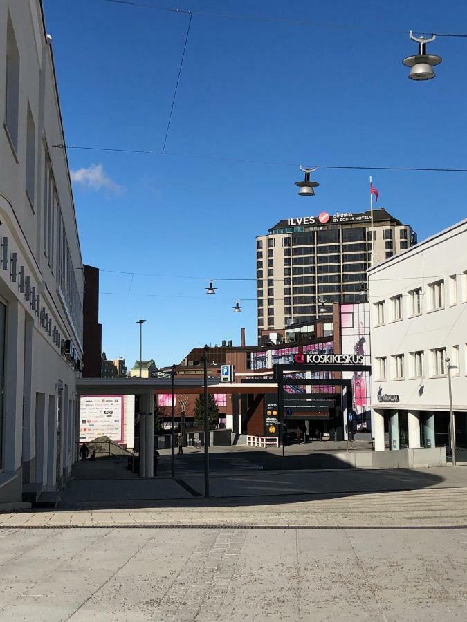 City Home Finland Ratina - Spacious Studio With Own Sauna And Great Location Next To Uros Live Arena تامبير المظهر الخارجي الصورة